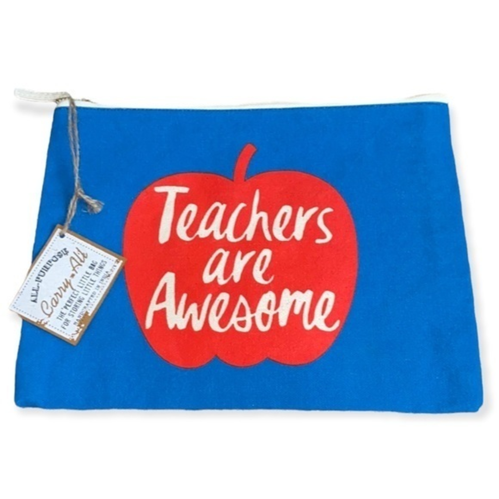 5/$30 🎈 Teachers are awesome‎ carry all pouch